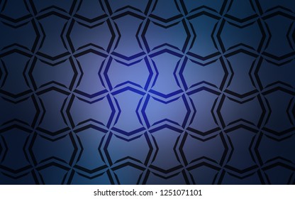 Dark Purple vector pattern with sharp lines. Modern geometrical abstract illustration with Lines. The pattern for ad, booklets, leaflets.