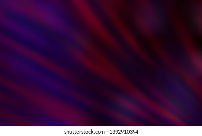 Dark Purple vector pattern with sharp lines. Lines on blurred abstract background with gradient. Best design for your ad, poster, banner.