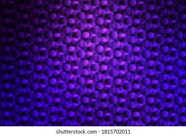 Dark Purple vector pattern with spheres. Abstract illustration with colored bubbles in nature style. Pattern for ads, leaflets.