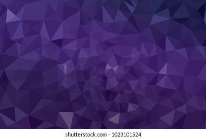 Dark Purple vector Pattern.  triangular template. Geometric sample. Repeating routine with triangle shapes. New texture for your design. Pattern can be used for background.
