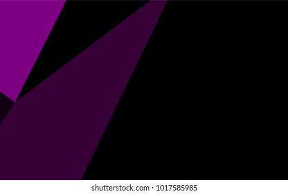 Dark Purple vector polygon abstract template. Geometric illustration in Origami style with gradient.  Brand-new design for your business.