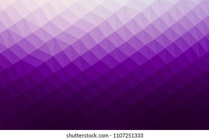 Dark Purple vector polygon abstract backdrop. Brand new colored illustration in blurry style with gradient. The textured pattern can be used for background.