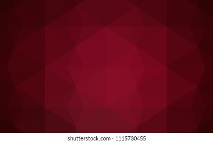 Dark Purple vector polygon abstract layout. A completely new color illustration in a polygonal style. Textured pattern can be used as a background.