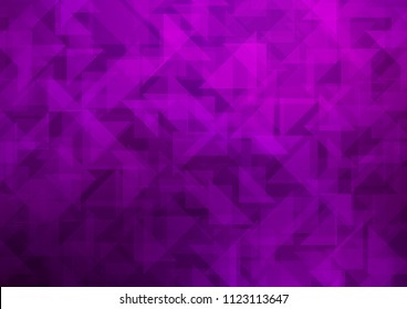 Dark Purple vector polygon abstract background. An elegant bright illustration with gradient. Brand new style for your business design.