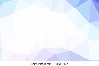 Dark Purple vector polygon abstract background. Colorful illustration in abstract style with triangles. Textured pattern for your backgrounds.