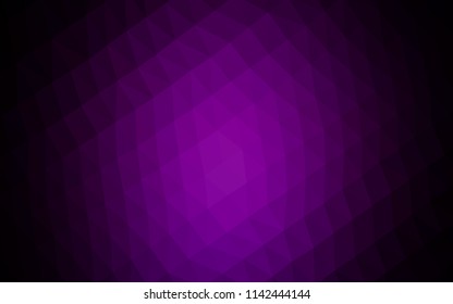 Dark Purple vector polygon abstract backdrop. An elegant bright illustration with gradient. Brand new design for your business.