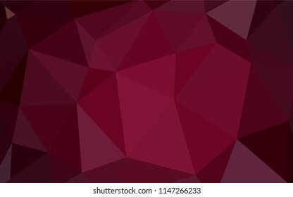 Dark Purple vector polygon abstract backdrop. Colorful abstract illustration with triangles. Template for cell phone's backgrounds.