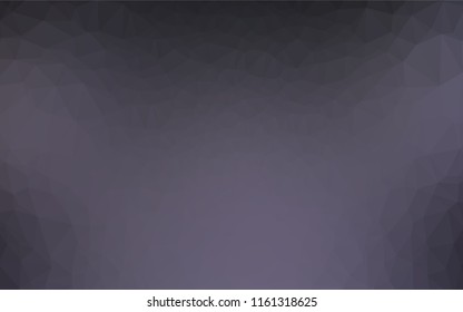 Dark Purple vector polygon abstract layout. A completely new color illustration in a vague style. The textured pattern can be used for background.