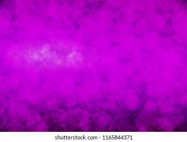 Dark Purple vector polygon abstract template. An elegant bright illustration with gradient. A completely new design for your business.