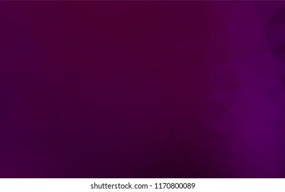 Dark Purple vector polygon abstract layout. Shining colored illustration in a Brand new style. Brand new style for your business design.