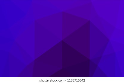 Dark Purple vector polygon abstract layout. Colorful illustration in abstract style with gradient. Brand new design for your business.