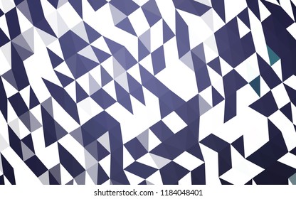 Dark Purple vector polygon abstract template. Glitter abstract illustration with an elegant design. A completely new template for your business design.