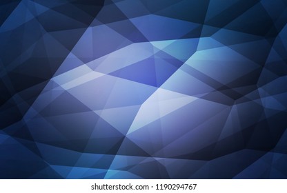 Dark Purple vector polygon abstract layout. Glitter abstract illustration with an elegant triangles. A new texture for your web site.