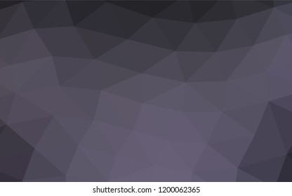 Dark Purple vector polygon abstract background. A completely new color illustration in a vague style. The textured pattern can be used for background.