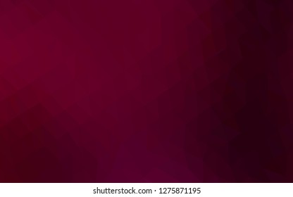 Dark Purple vector polygon abstract background. Modern geometrical abstract illustration with gradient. Template for your brand book.