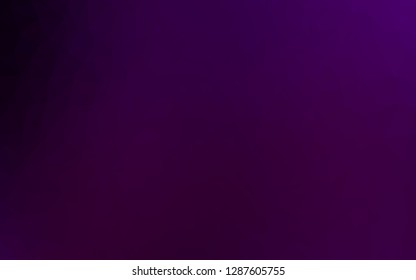 Dark Purple vector polygon abstract backdrop. A vague abstract illustration with gradient. Brand new design for your business.