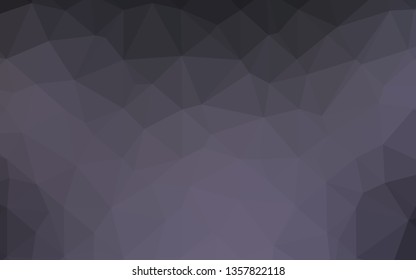 Dark Purple vector polygon abstract backdrop. Colorful illustration in abstract style with gradient. New texture for your design.