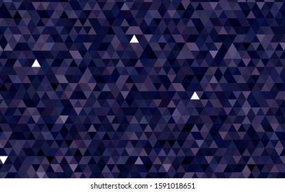 Dark Purple vector polygon abstract pattern. Brand-new colored illustration in blurry style with gradient. The completely new template can be used for your brand book.