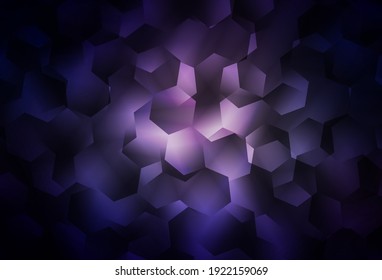 Dark Purple vector polygon abstract background. Geometric illustration in Origami style with gradient.  Polygonal design for your web site.