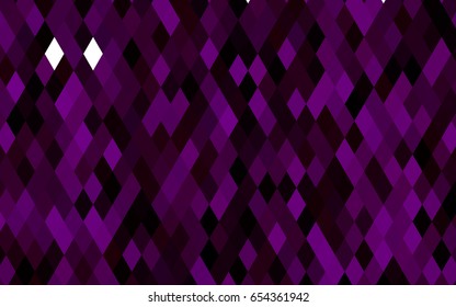 Dark Purple vector polygon abstract pattern. Colorful abstract illustration with gradient. A new texture for your design.
