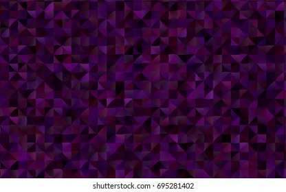 Dark Purple vector polygon abstract background. Colorful illustration in abstract style with gradient. The elegant pattern can be used as part of a brand book.