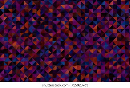 Dark Purple vector polygon abstract pattern. Brand-new colored illustration in blurry style with gradient. The template can be used as a background for cell phones.