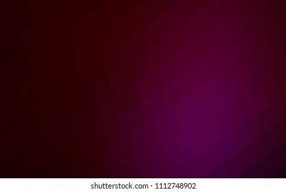 Dark Purple vector polygonal background. A completely new color illustration in a vague style. The completely new template can be used for your brand book.