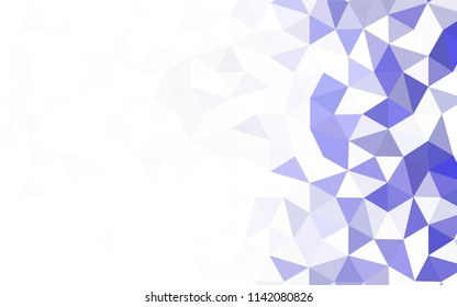 Dark Purple vector polygonal background. Glitter abstract illustration with an elegant triangles. Textured pattern for your backgrounds.