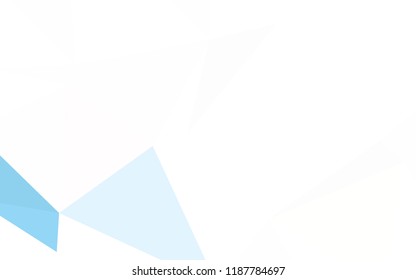 Dark Purple vector polygonal background. A sample with polygonal shapes. Completely new template for your banner.
