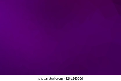 Dark Purple vector polygonal background. An elegant bright illustration with gradient. Textured pattern for background.