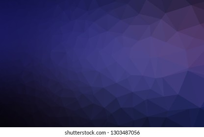 Dark Purple vector polygonal background. Glitter abstract illustration with an elegant design. Brand new design for your business.