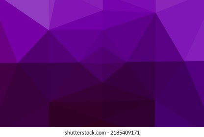 Dark Purple vector polygonal background. A vague abstract illustration with gradient. Brand new design for your business.