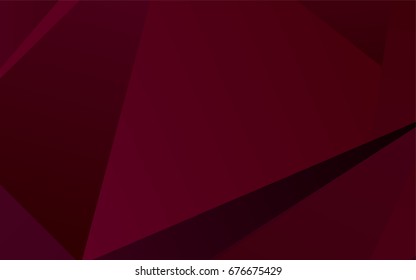 Dark Purple vector polygonal background. Creative illustration in halftone style with gradient. The template can be used as a background for cell phones.