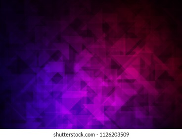 Dark Purple vector polygonal polygonal. Geometric illustration in Origami style with gradient.  A new texture for your design.