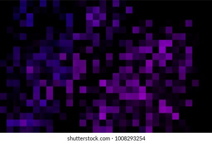 Dark Purple vector polygonal illustration consisting of rectangles. Rectangular design for your business. Creative geometric background in origami style with gradient.