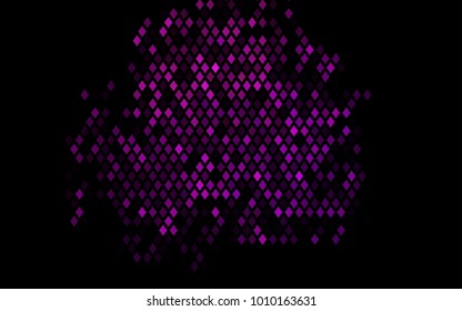Dark Purple vector polygonal illustration consisting of rectangles. Rectangular design for your business. Creative geometric background in origami style with gradient.