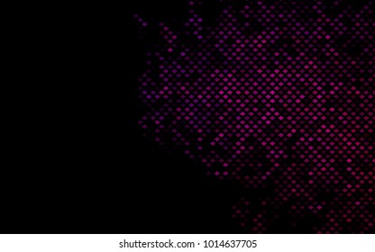 Dark Purple vector polygonal illustration consisting of rectangles. Rectangular design for your business. Creative geometric background in origami style with gradient.