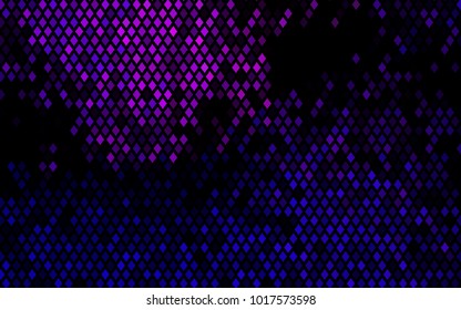 Dark Purple vector polygonal illustration consisting of rectangles. Rectangular design for your business. Creative geometric background in origami style with gradient.