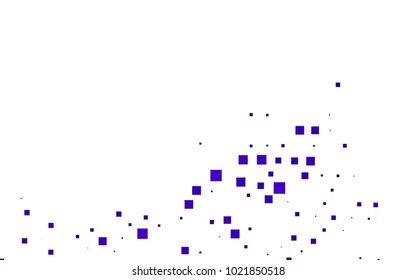 Dark Purple vector polygonal illustration consisting of rectangles. Rectangular design for your business. Creative geometric background in origami style with gradient.
