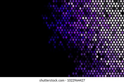 Dark Purple vector polygonal illustration consisting of rectangles. Rectangular design for your business. Creative geometric background in origami style with gradient.