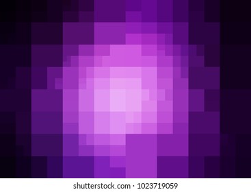 Dark Purple vector polygonal illustration, which consist of rectangles. Rectangular pattern for your business design. Geometric background in Origami style with gradient. 