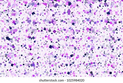 Dark Purple vector polygonal illustration consisting of rectangles. Rectangular design for your business. Creative geometric background in origami style with gradient.