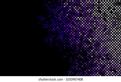 Dark Purple vector polygonal illustration consisting of rectangles. Rectangular design for your business. Creative geometric background in origami style with gradient.