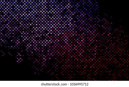 Dark Purple vector polygonal illustration consisting of rectangles. Rectangular design for your business. Creative geometric background in origami style with gradient.