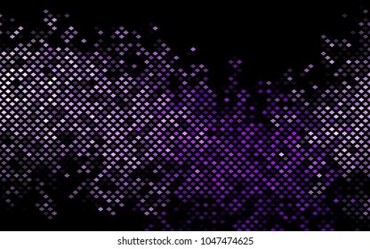 Dark Purple vector polygonal illustration, which consist of rectangles. Rectangular pattern for your business design. Geometric background in Origami style with gradient. 