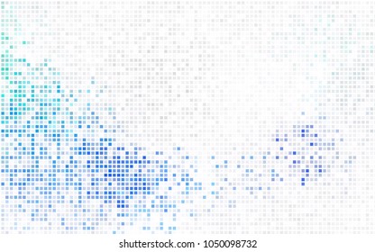 Dark Purple vector polygonal illustration consisting of rectangles. Rectangular design for your business. Creative geometric background in origami style with gradient.