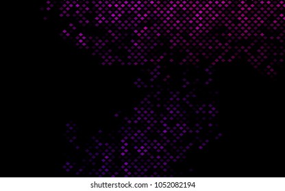 Dark Purple vector polygonal illustration consisting of rectangles. Rectangular design for your business. Creative geometric background in origami style with gradient.