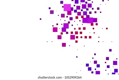 Dark Purple vector polygonal illustration consisting of rectangles. Rectangular design for your business. Creative geometric background in origami style with gradient.