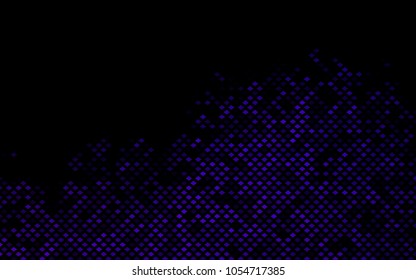 Dark Purple vector polygonal illustration consisting of rectangles. Rectangular design for your business. Creative geometric background in origami style with gradient.
