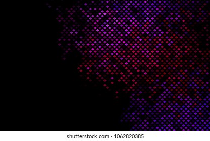 Dark Purple vector polygonal illustration consisting of rectangles. Rectangular design for your business. Creative geometric background in origami style with gradient.